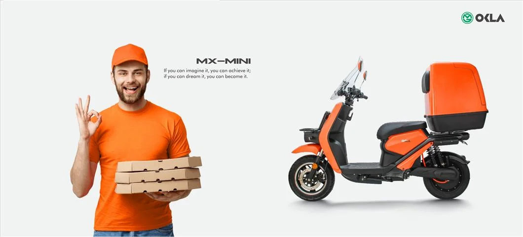 Blue Custom Color Max Electric Cargo Scooter