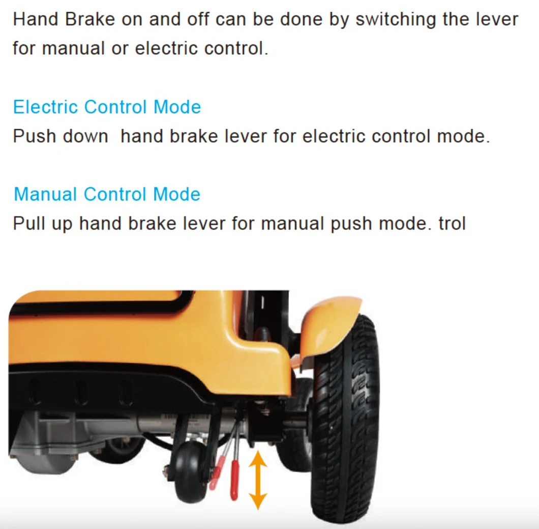 Jbh Small Size Four Wheels Electric Scooter