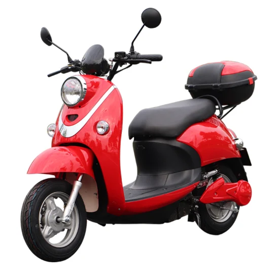 Voltaggio di alta qualità da 60 V e tempo di ricarica di 6-8 ore Ciclomotore da 1000 W a 2 ruote Scooter elettrico economico con pedali per adulti