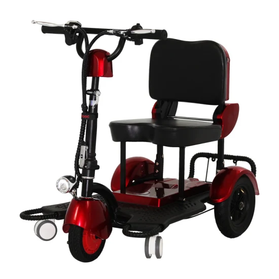 Scooter elettrico per adulti con luce di allarme posteriore China Factory Cool Design 2022 Triciclo elettrico pieghevole a 3 ruote