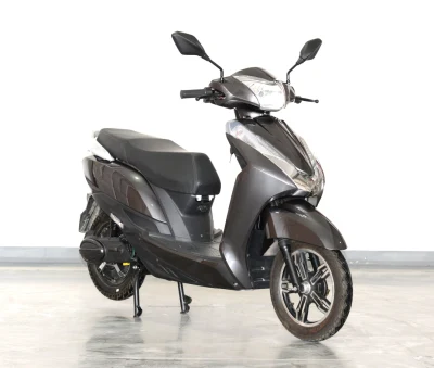 Scooter urbano nero dal design moderno, monoposto, 1200 W, scooter elettrico con display LCD