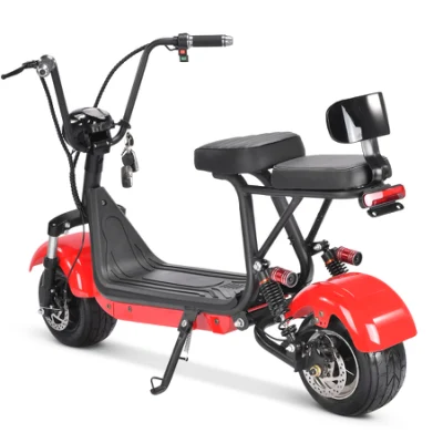 2021 Nuovo arrivo 48V 12ah Offroad Approvazione CE Cheap Red Mini Citycoco, E-Scooter in Cina