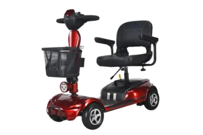 Scooter elettrico per disabili rosso blu argento omologato CE per anziani 24 V 300 W