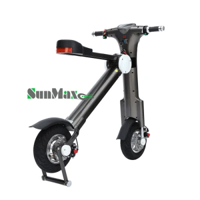 Scooter elettrico pieghevole Sunmax E2 36V di colore grigio