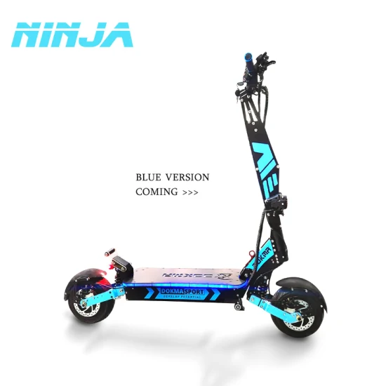 Dokma 72V New Blue Fashion Dninja E-Scooter elettrico 7000W 40ah Guida alla moda con tipo fuoristrada 100 km ad alta velocità